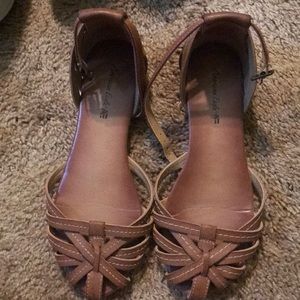 Brown sandals